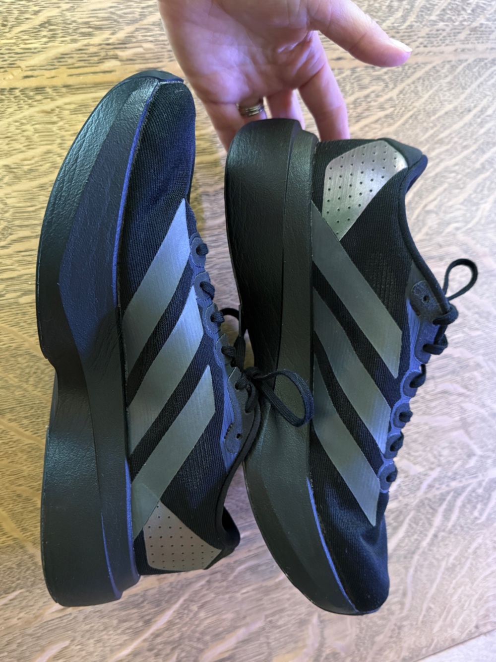 Adidas Adizero Evo SL - size 7.5 women’s

Core Black/Grey Four/Impact Orange - Picture 2 of 8